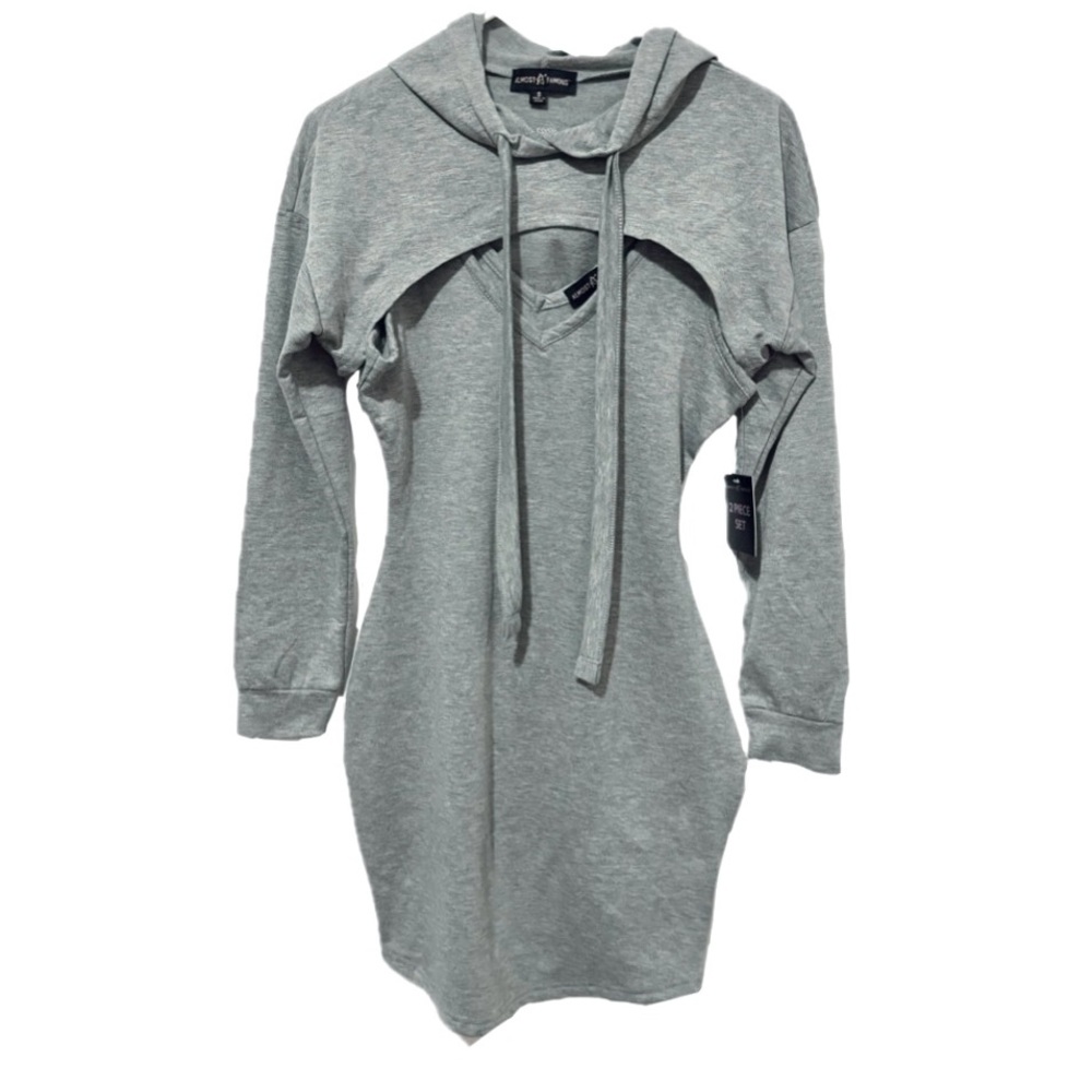 NWT Women’s Size Small 2 Piece Hoodie Sweater Dress